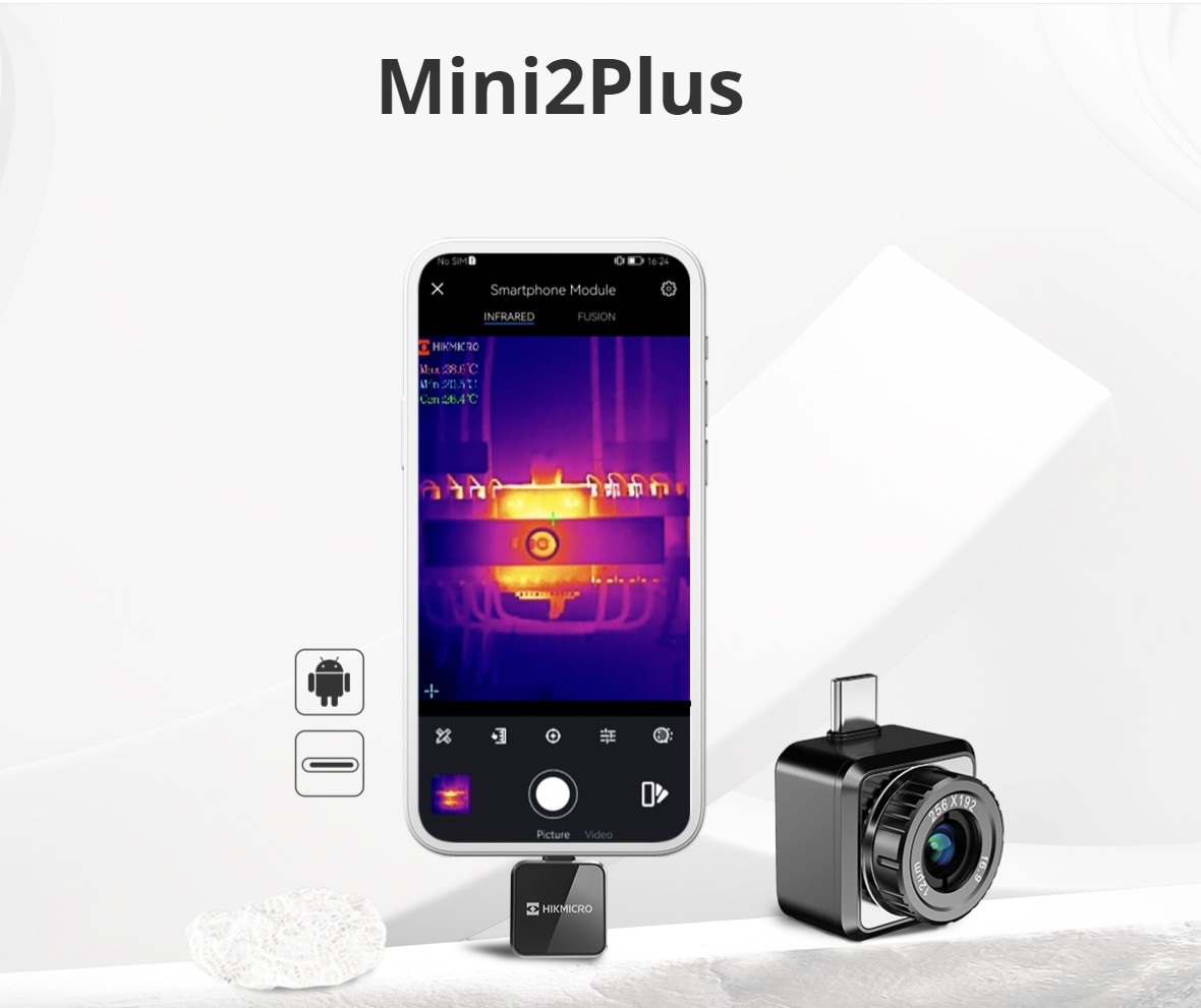 Hikmicro Camera Mini2Plus Tích Hợp Với Điện Thoại