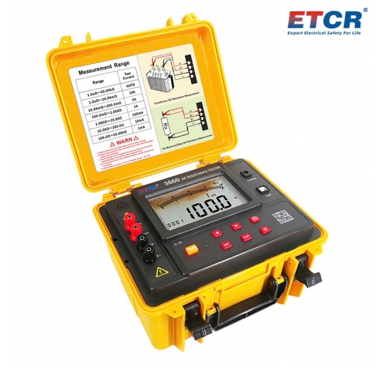 Máy kiểm tra điện trở DC ETCR3660