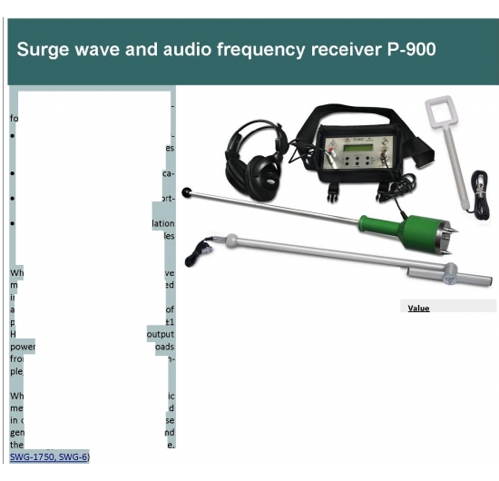 SURGE WAVE AND AUTION FREQUENCY RECEIVER P-900