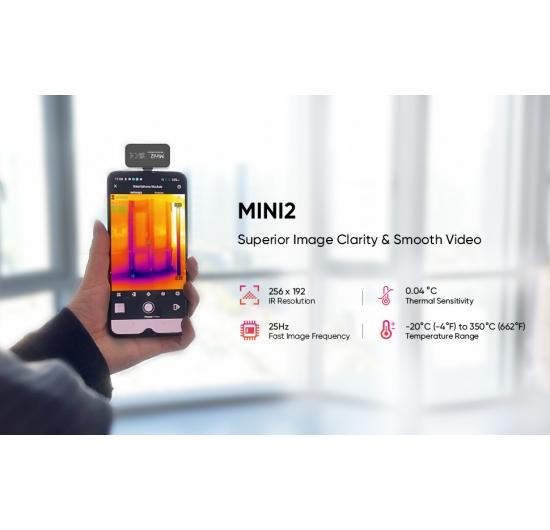 Hikmicro camera Mini2 tích hợp với điện thoại