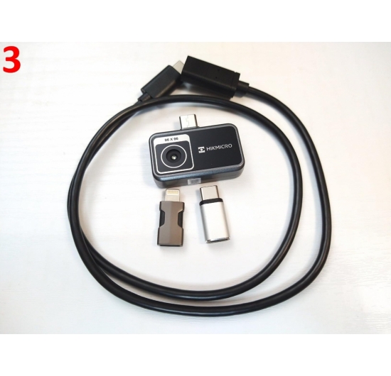 Hikmicro camera MiniE tích hợp với điện thoại