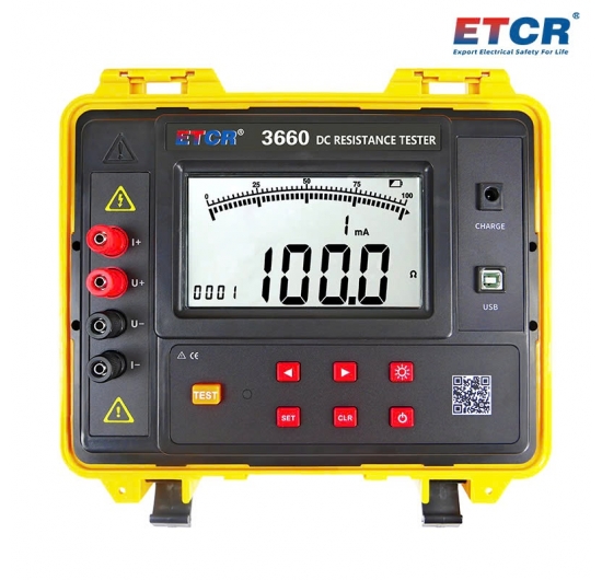 Máy kiểm tra điện trở DC ETCR3660