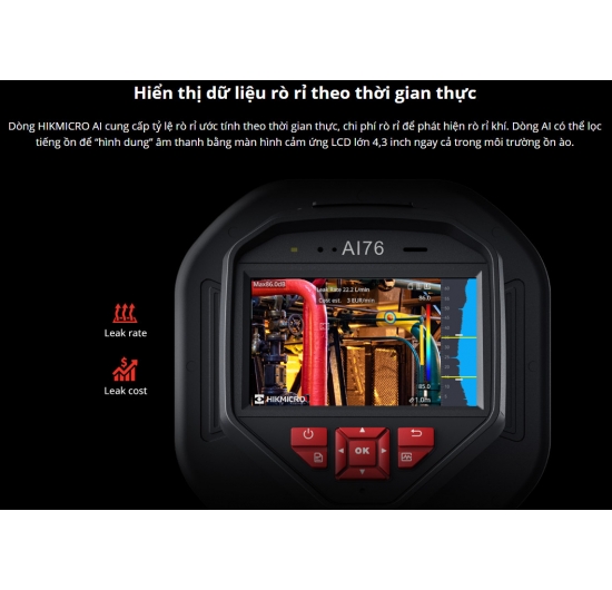 Hikmicro Camera định vị siêu âm AI Series 