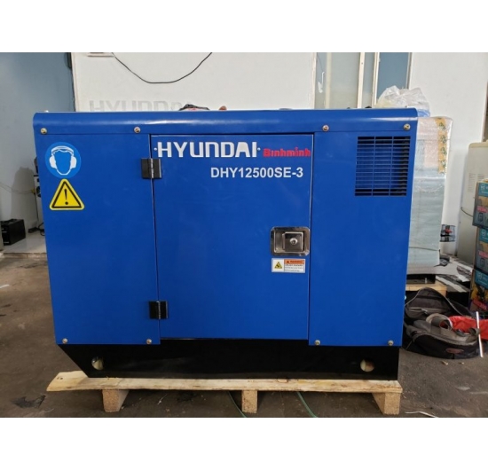 Máy Phát Điện Hyundai DHY12500SE-3: Có Vỏ 3 Pha 12.5kVA